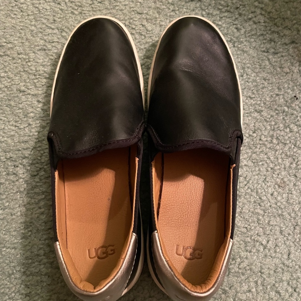 UGG Black Slip-On Shoes